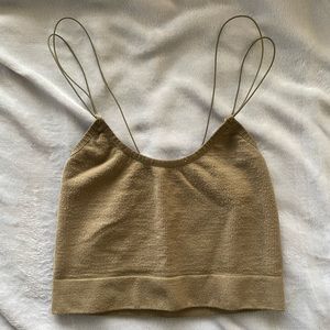 ⭐️ REDUCED SHIPPING! ⭐️ Urban Outfitters Moss Green Stretch Crop Top